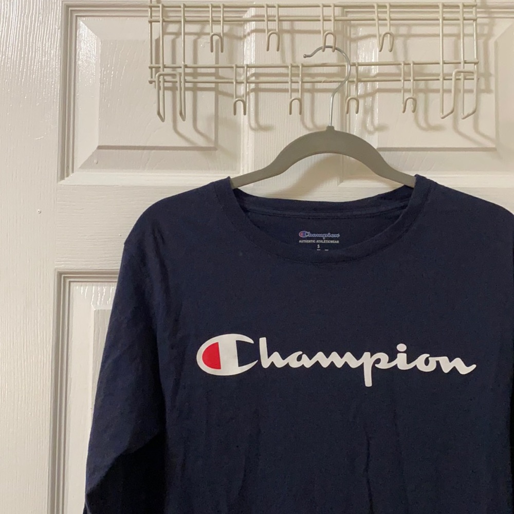 Navy champion crewneck sweater